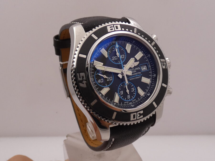 Cronografo Breitling Superocean II 44mm A13341 Automatic Chronometre TOP CONDITION Acciaio Anno 2015 - immagine 10
