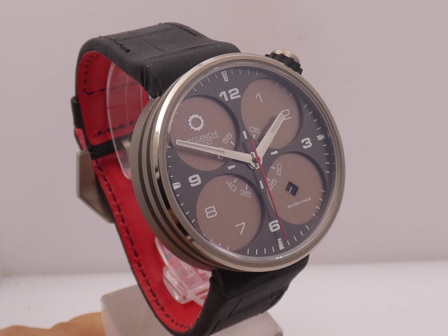 Meccaniche Veloci Quattro Valvole 42 SoloTempo N.O.S. New Old Stock Titanio Automatico Ref. W121K048 - immagine 11