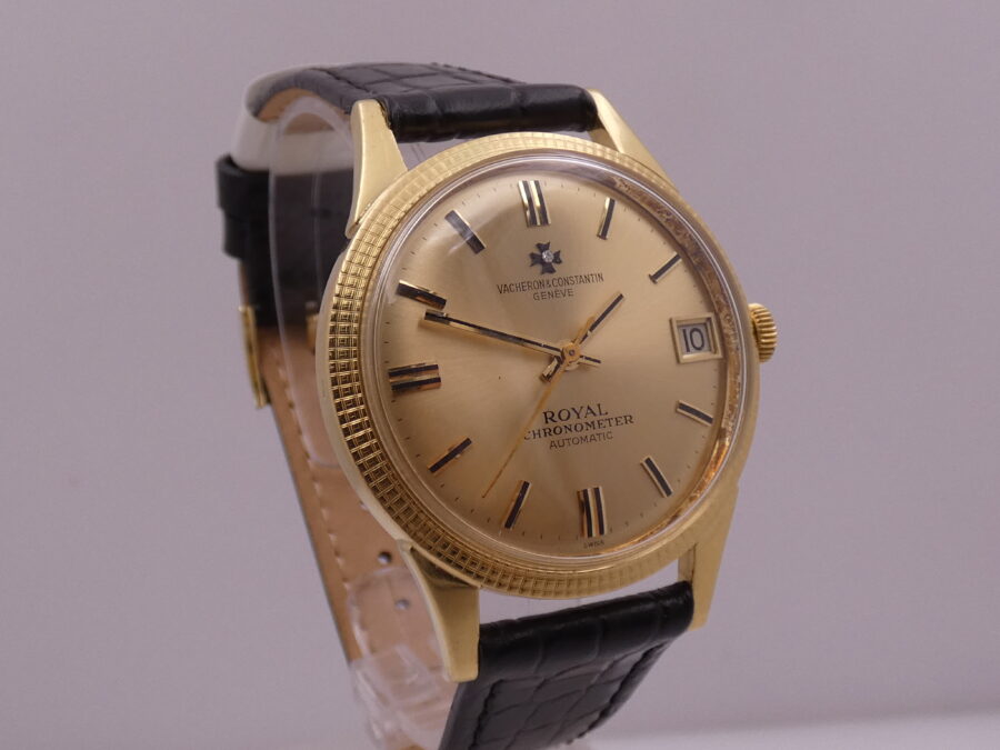 Vacheron Constantin Extremely Rare Chronometer Royal 6734 Automatic Oro Massiccio 18Kt Anni '60 - immagine 10