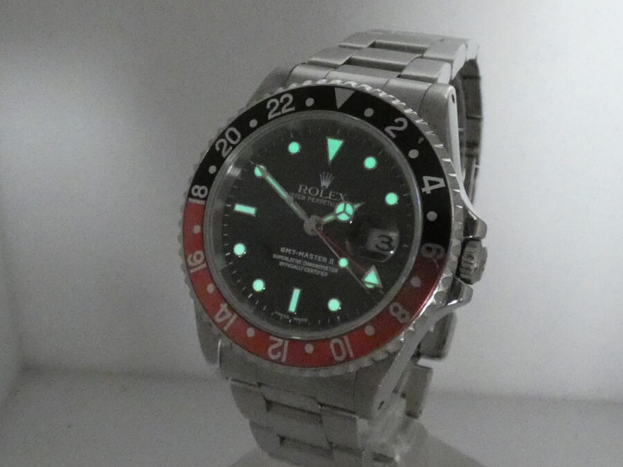 Rolex GMT-Master II 16710 Coke FADED BEZEL Anno1999 Automatico Bracciale Oyster JUST SERVICED - immagine 11