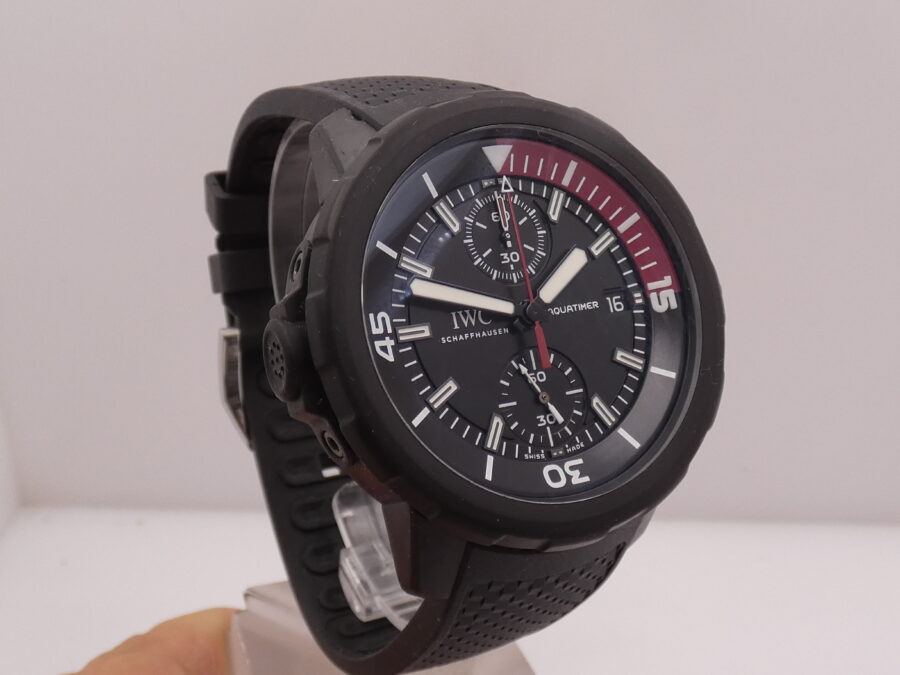 Cronografo IWC Aquatimer Galapagos Islands 45mm WITH PAPERS Anno 2017 Automatico Edition La Cumbre Vulcano IW379505 - immagine 10