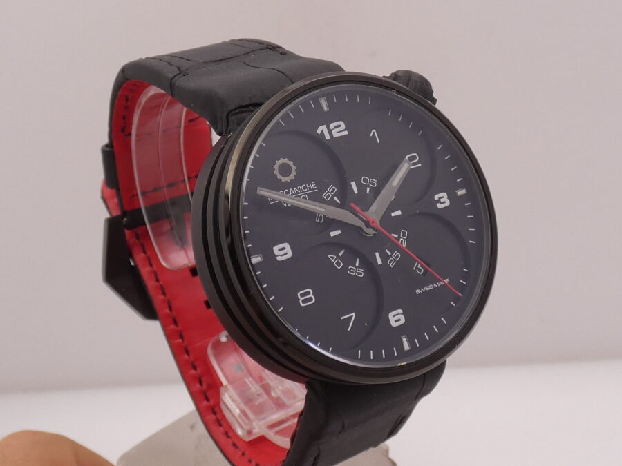 Meccaniche Veloci Quattro Valvole 42 SoloTempo N.O.S. New Old Stock Titanio Automatico Ref. W121K047 - immagine 11