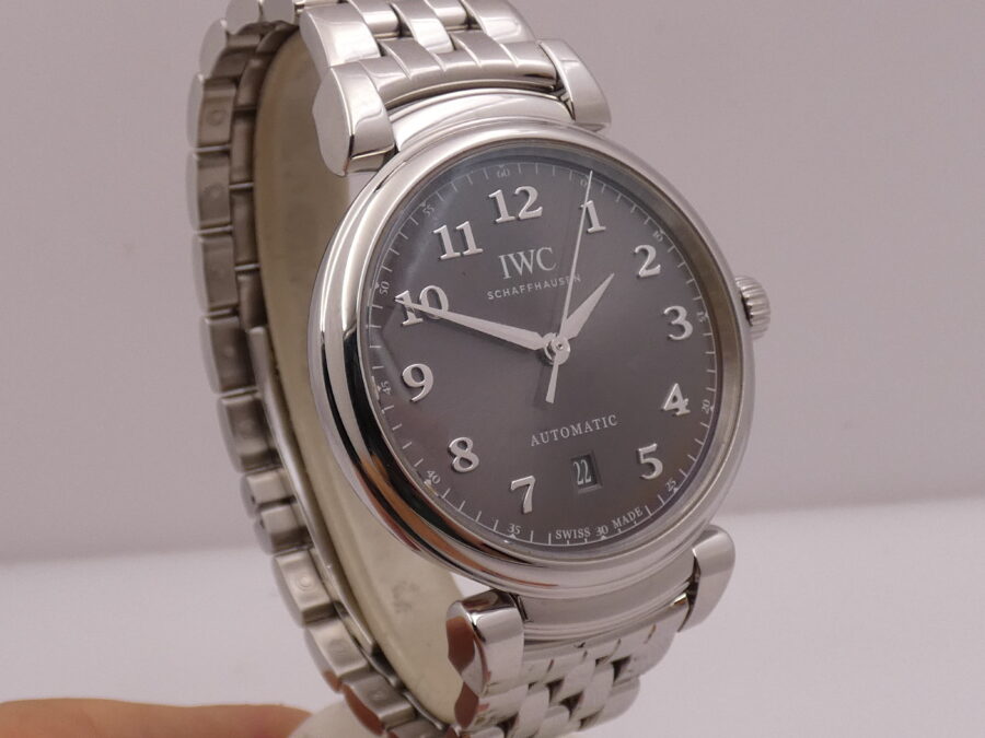 IWC Da Vinci Automatic IW356602 With PAPERS Grey Dial Anno 2018 Acciaio Braccialato - immagine 10