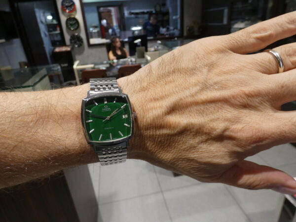 Omega Genève Automatic Date 162.0052 Anni 70 Acciaio Caliber Omega 1020 Vintage