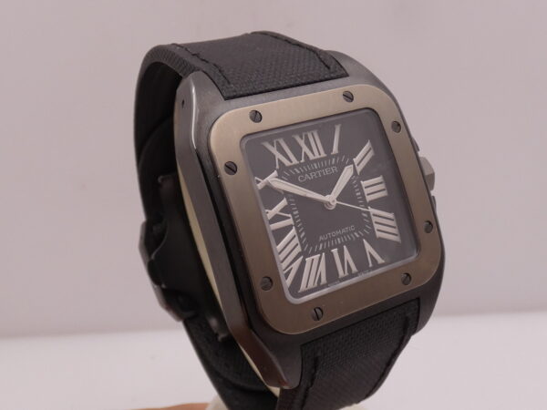 Cartier Santos 100 XL 2656 - W2020010 38mm Steel & Titanium TOP CONDITION Automatic Like New