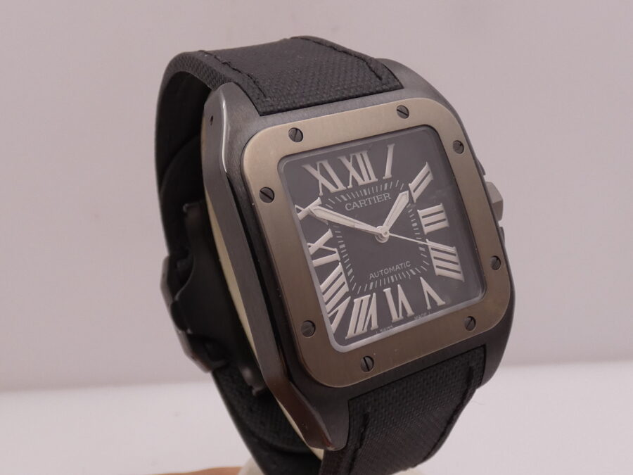 Cartier Santos 100 XL 2656 - W2020010 38mm Steel & Titanium TOP CONDITION Automatic Like New - immagine 10