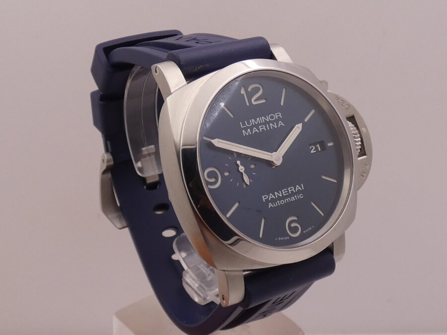 Panerai Luminor Marina PAM01313 BOX&PAPERS Anni 2021 BLUE DIAL Automatico Acciaio OP7393 - immagine 10