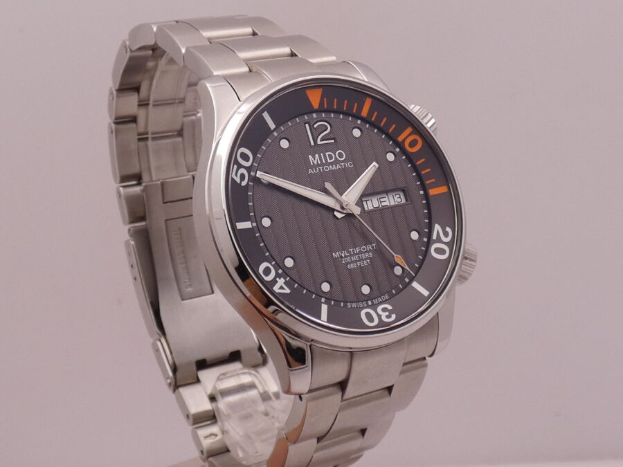 Mido Multifort Day Date Automatic LIKE NEW BOX&PAPERS ANNO 2024 Dual Crown Steel Ref. M005930A - immagine 11