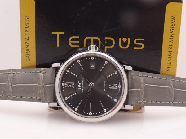 IWC Portofino Automatic LIKE NEW 37mm DIAMOND DIAL BOX&PAPERS Anno 2017 IW458102 Acciaio