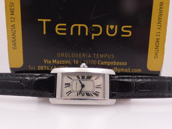 Cartier Tank Américaine 4274 WITH PAPERS Anno 2019 WSTA0016 Acciaio For Ladies