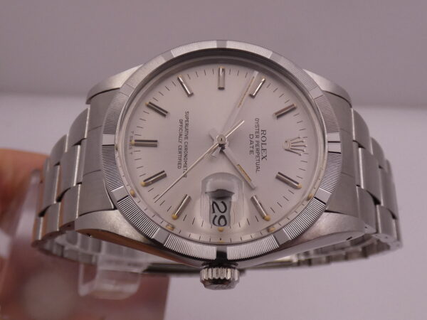 Rolex Oyster Perpetual Date 15010 Ghiera Thunderbird Automatico Anno 1983 TOP CONDITION Acciaio