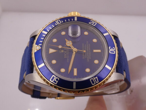Rolex Submariner Date 16803 PURPLE DIAL 18Kt Oro & Acciaio ANNO 1986 Automatico