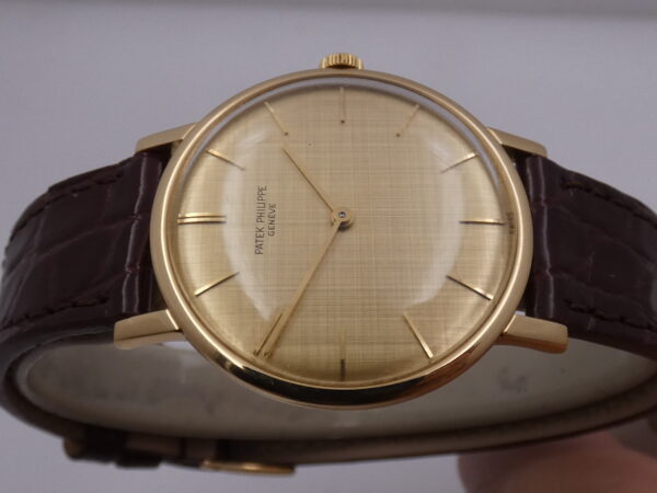 Patek Philippe Calatrava 3426 Oro Massiccio18Kt Texured Dial ANNO 1965 Manuale Vintage