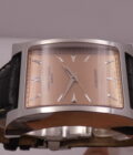 Cuervo y Sobrinos Espléndidos Autorecargante A2412 Oversize Pink Dial TOP CONDITION Acciaio ANNI 2000