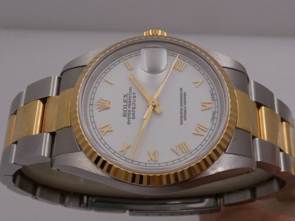 Rolex Datejust 36 16233 TOP CONDITION Oro Massiccio 18Kt & Acciaio BOX&PAPERS ITALIA Anno 1991 Mai Lucidato