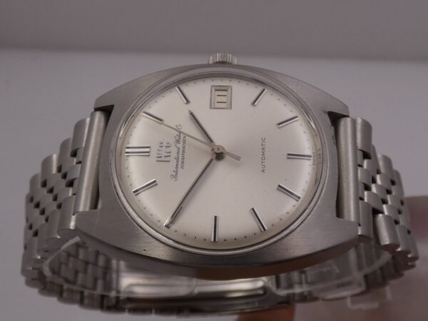 IWC Cushion 1828 Automatic PELLATON 8541B ANNI '70s Jubilee Bracelet Acciaio Vintage