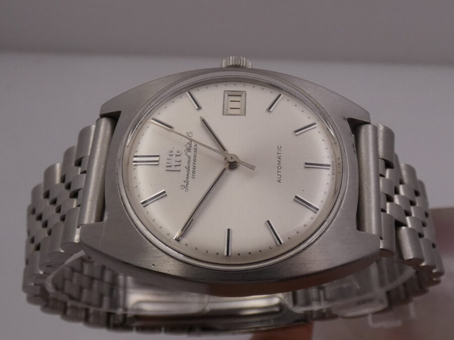 IWC Cushion 1828 Automatic PELLATON 8541B ANNI '70s Jubilee Bracelet Acciaio Vintage