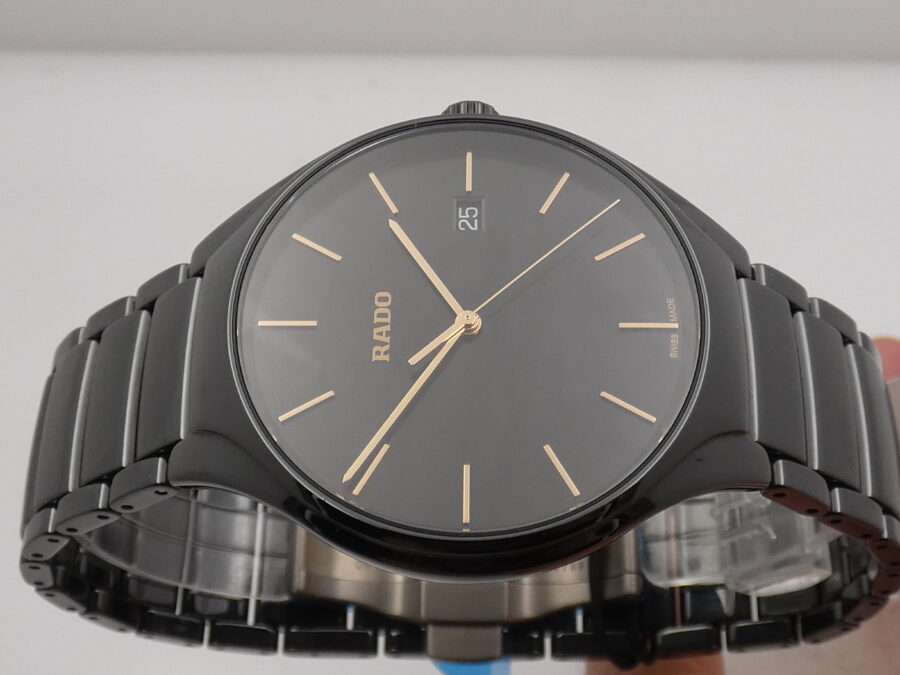 Rado True NEW BOX PAPERS & STICKERS Ceramica & Titanio Anno 2025 Mai Indossato Ref. R27238162