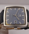 IWC Square 1871 Automatico PELLATON 8541B Blue Dial Anni 70 Acciaio Vintage