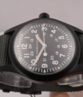 Hamilton Khaki Field Mechanical NEW BOX&PAPERS Carica Manuale Acciaio Black PVD Mai Indossato Ref. H694090