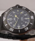 Glycine Combat SUB 42mm GL0079 NEW Automatico With BOX Acciaio Black PVD Mai Indossato