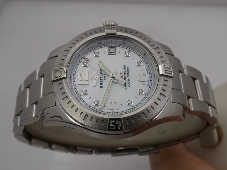 Breitling Colt Lady 33mm MOP & DIAMONDS DIAL FULL SET Anno 2017 BRACCIALATO Ref. A77388