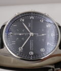 Cronografo IWC Portuguese IW371447 BOX&PAPERS Automatico Anno 2019 Black Dial Acciaio
