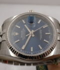 Rolex Datejust 36 Blue Dial 116234 NEW Full Stickers BOX&PAPERS ITALY Anno 2019 Bracciale Jubilee Ghiera Oro Bianco 18Kt Automatico