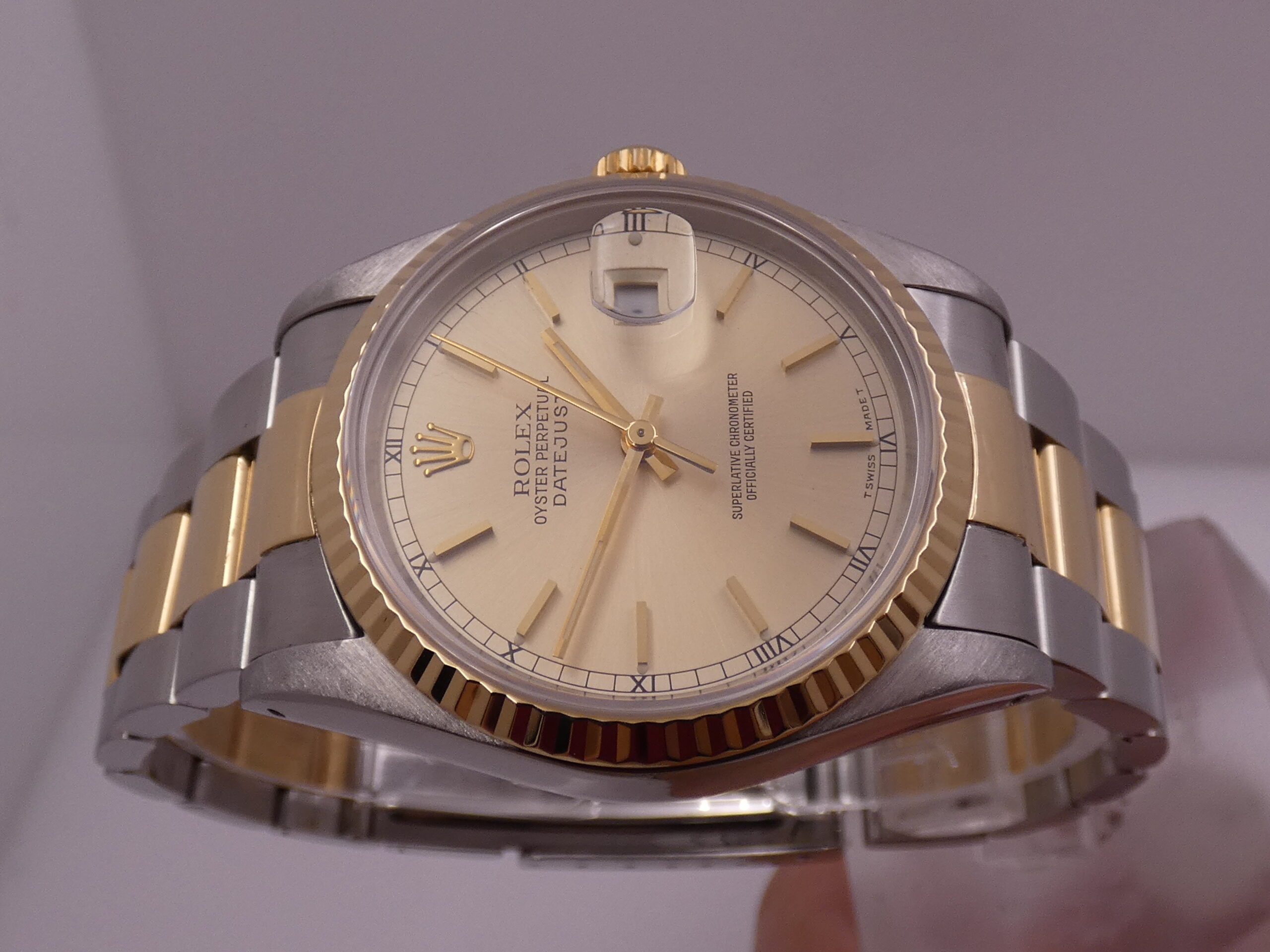 Rolex Datejust 36 16233 Acciaio & Oro 18Kt Anno 1994 Automatico Bracciale Oyster