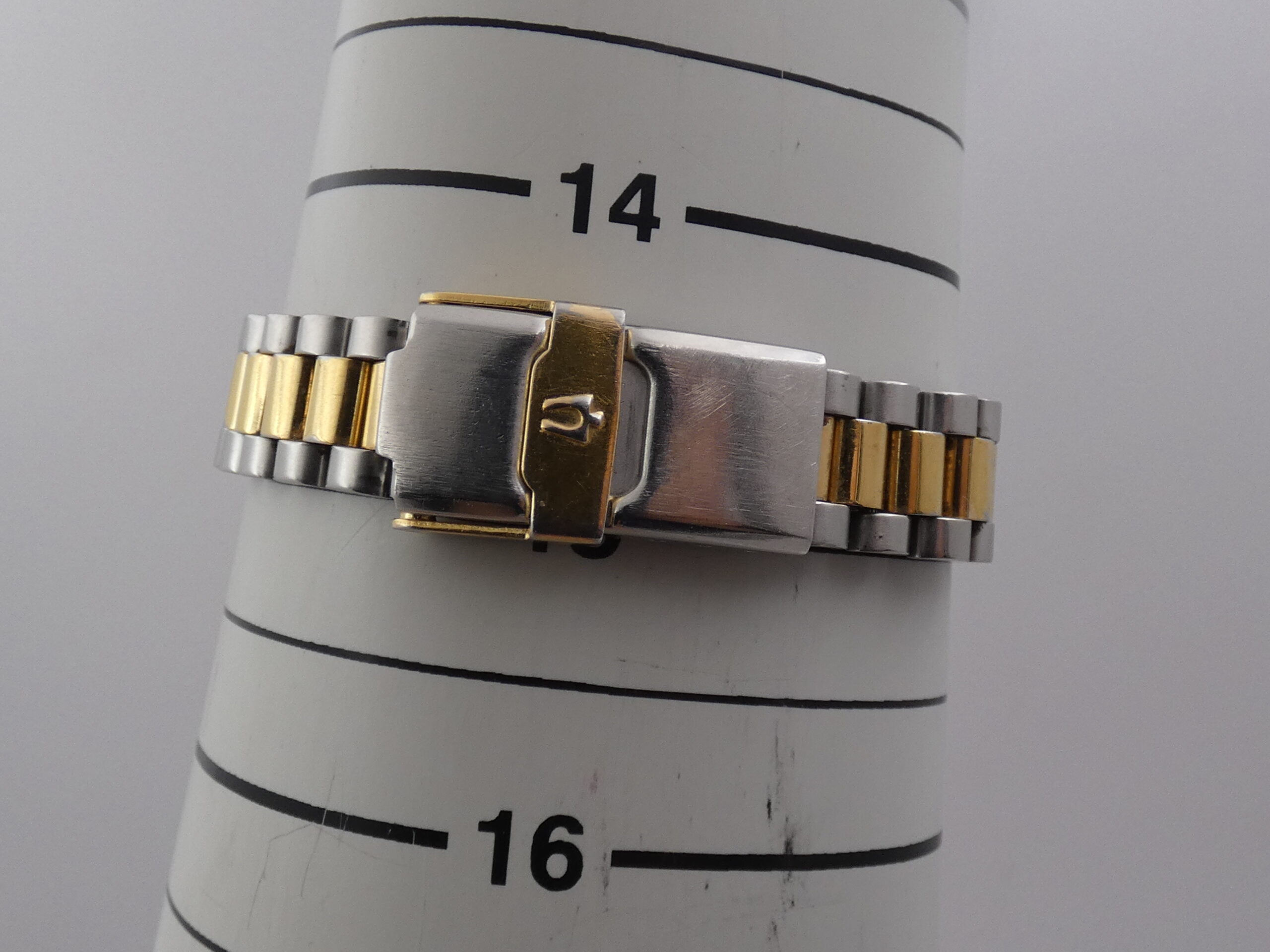 Bulova Super Seville Date Lady 26mm 18Kt G.F. & Acciaio Automatico Anni 90 Bracciale President - immagine 12