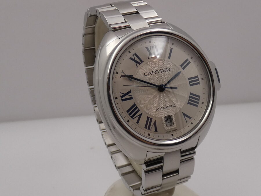 Cartier Clé de Cartier 40 mm WSCL0018 - 3850 Automatico Acciaio Braccialato - immagine 10