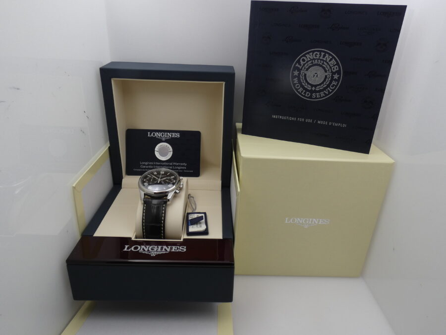 Cronografo Longines Master Collection NEW BOX PAPERS & TAG PRICE L2.629.4 Anno 2025 MAI INDOSSATO - immagine 11