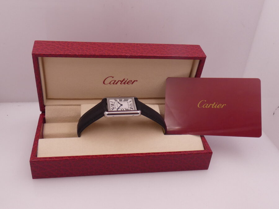 Cartier Tank Solo WSTA0030 -  3170 With PAPERS ANNO 2017 Acciaio Orologio Lady - immagine 11
