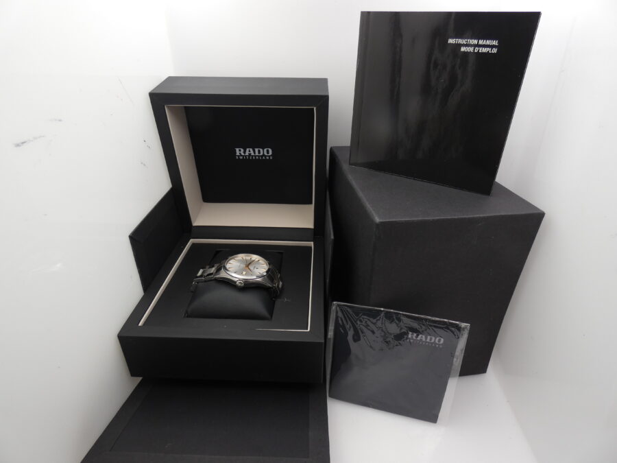 Rado HyperChrome R32115113 NEW WITH BOX & TAG PRICE Automatico Acciaio & Ceramos MAI INDOSSATO - immagine 12