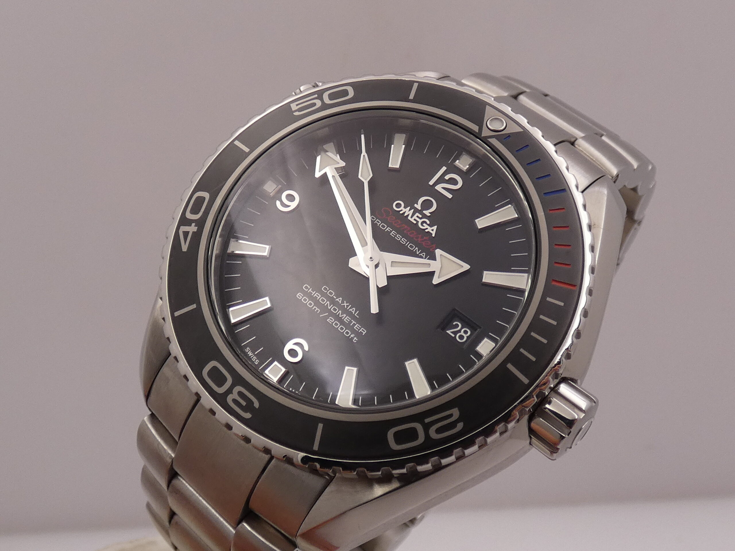 Omega Seamaster Planet Ocean "Sochi 2014" 600m With PAPERS Co-Axial Automatico Chronometer Acciaio 45,5mm EDIZIONE LIMITATA 2014 pcs - immagine 12