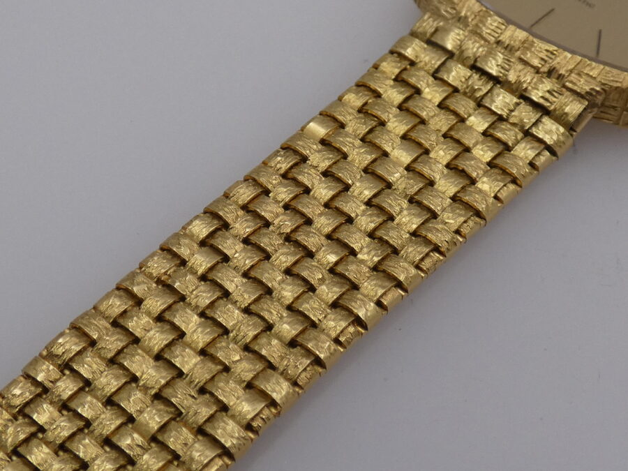 Vacheron Constantin NEW OLD STOCK 18Kt Square Basket 1970s Sigma Dial BOX & PAPERS Automatico Untouched - immagine 12