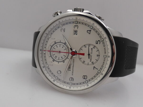 Cronografo IWC Portuguese Yacht Club 45mm IW390206 BOX&PAPERS Automatico Anno 2015 Acciaio