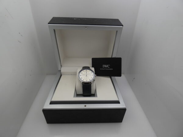 Cronografo IWC Portuguese Bucherer Blue Edition BOX&PAPERS Anno 2020 Automatico Acciaio IW371492 EDIZIONE LIMITATA 365pz
