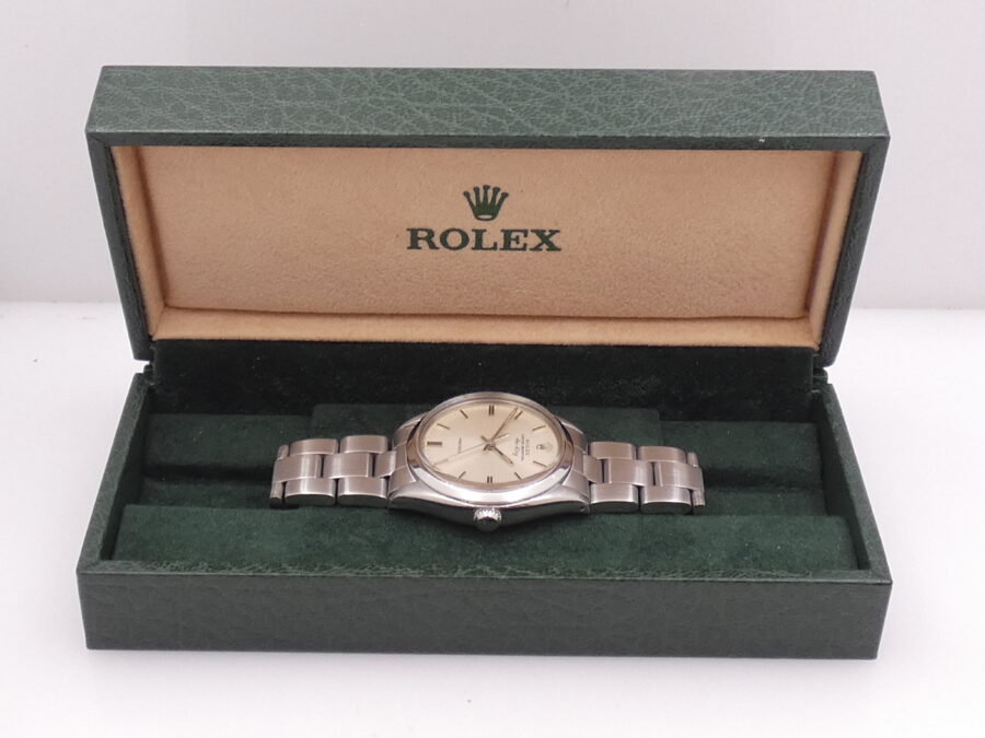 Rolex Air King Precision 5500 ANNO 1978 Automatico Argentè Dial Braccialato Oyster - immagine 11
