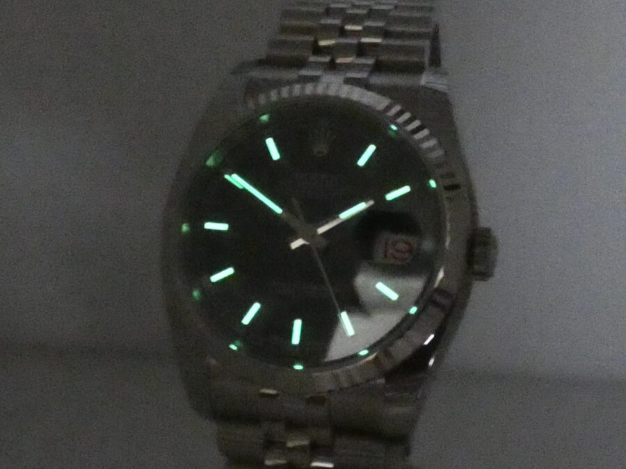 Rolex Datejust 36 Blue Dial 116234 NEW Full Stickers BOX&PAPERS ITALY Anno 2019 Bracciale Jubilee Ghiera Oro Bianco 18Kt Automatico - immagine 12
