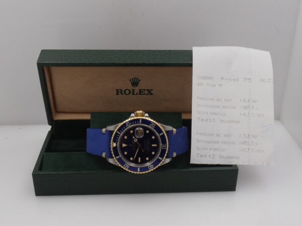 Rolex Submariner Date 16803 PURPLE DIAL 18Kt Oro & Acciaio ANNO 1986 Automatico