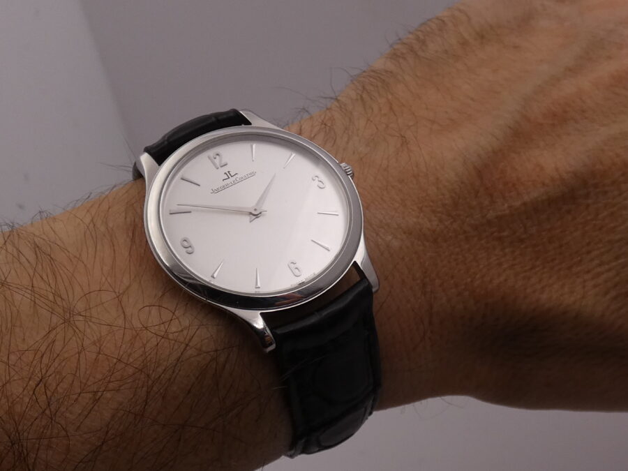 Jaeger-LeCoultre Master Control Ultra Thin 34mm 145.8.79.S Anni 2000's Manuale Acciaio Q1458504 - immagine 12