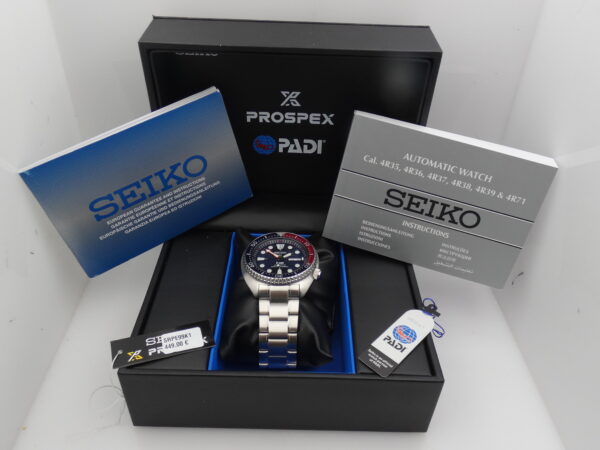 Seiko Prospex PADI Turtle Automatic Day-Date BOX&PAPERS Pepsi Bezel Anno 2024 Edizione Speciale