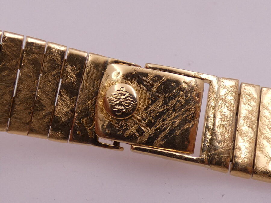 Patek Philippe Bracciale Corteccia Oro Massiccio 18Kt For Caltrava Vintage 16mm - immagine 12