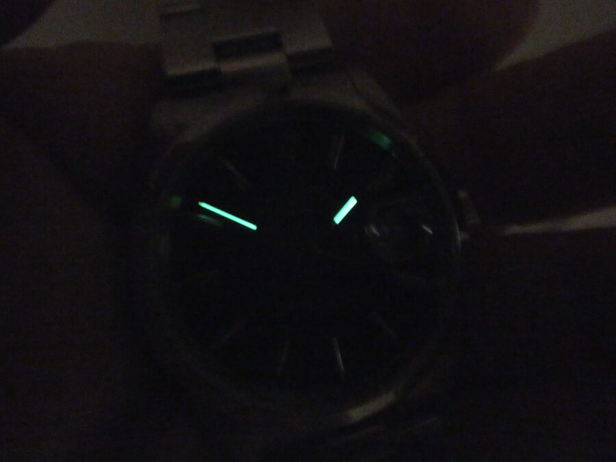 Rolex Oyster Perpetual Date 15200 Black Dial Automatico ANNO 1991 Oyster Bracelet Acciaio - immagine 12