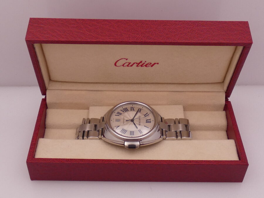 Cartier Clé de Cartier 40 mm WSCL0018 - 3850 Automatico Acciaio Braccialato - immagine 11