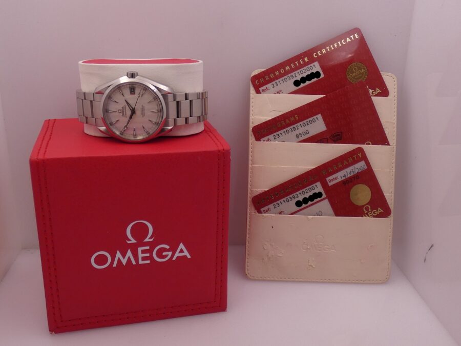 Omega Seamaster Aqua Terra 38.5mm CO-AXIAL WITH PAPERS ANNO 2020 TOP CONDITION Automatico Acciaio - immagine 11