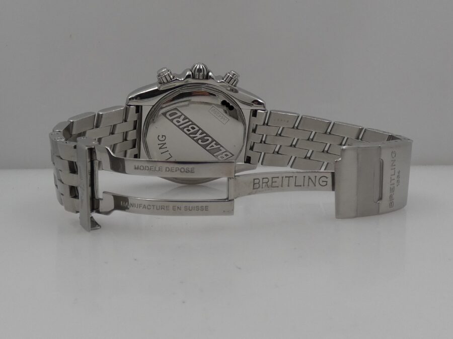 Cronografo Breitling Blackbird Big Date BOX&PAPERS Anno 2007 SERVICED in Breitling Automatic Chronometer A44359 Bracciale Pilot - immagine 13