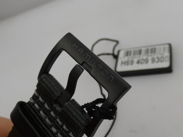 Hamilton Khaki Field Mechanical NEW BOX&PAPERS Carica Manuale Acciaio Black PVD Mai Indossato Ref. H694090