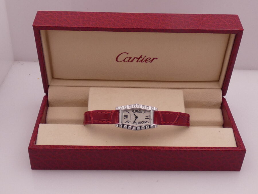 Cartier Lanières Hexagonal 2560 18Kt White Gold Factory Diamonds ANNI '2000s For Ladies - immagine 12